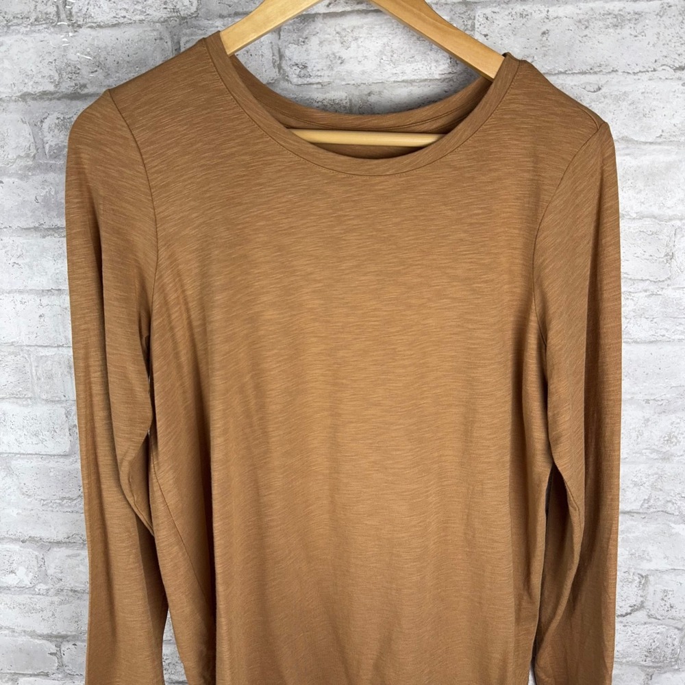 Tahari Women's Long Sleeve Tee - Brown